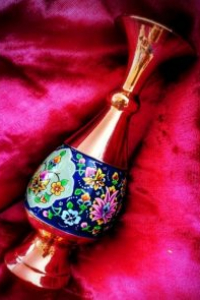 Iranian Hand Painted Sarahi Vase 20